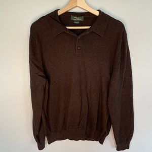 Eddie Bauer cotton cashmere sweater